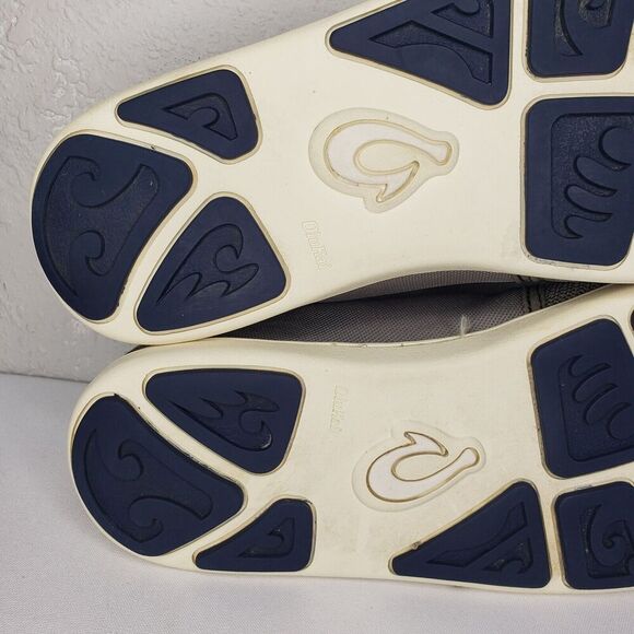 Olukai Nohea Lace Mesh Gray Boat Mens Shoes Size 8 US Casual Comfort Slip-Ons main image 7